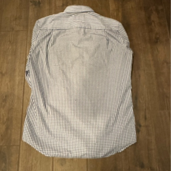 Southern Tide Blue and White Dress Shirt Classic Button-Down - Picture 4 of 4